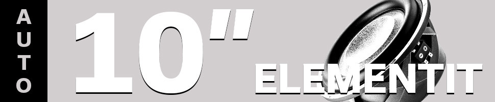 10" elementit – vahvista autosi äänentoistoa tehokkailla subwoofereilla | Audio Forum