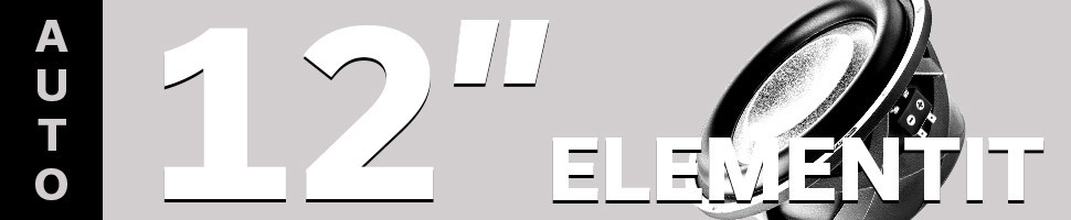 12" elementit - tehosta autosi äänentoistoa tehokkailla subwoofereilla | Audio Forum