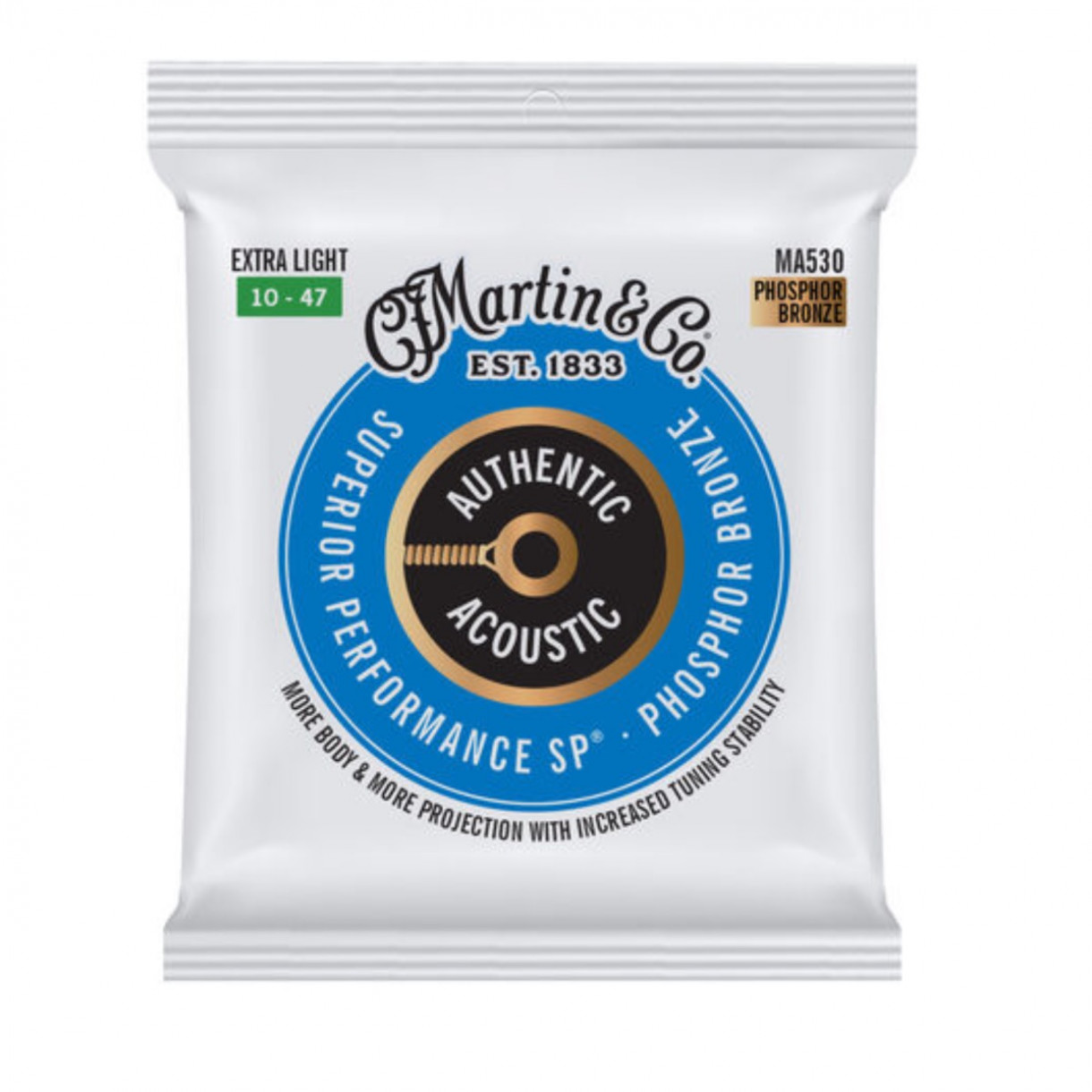 MARTIN MA530 92/8 Phosphor Bronze Extra Light 010 akustisen kitaran kielet
