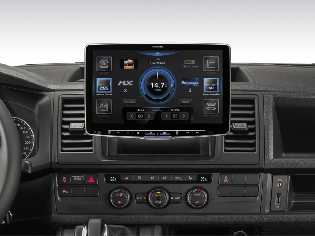 Alpine Halo 11 iLX-F115T6 multimediasoitin VW T5 ja T6