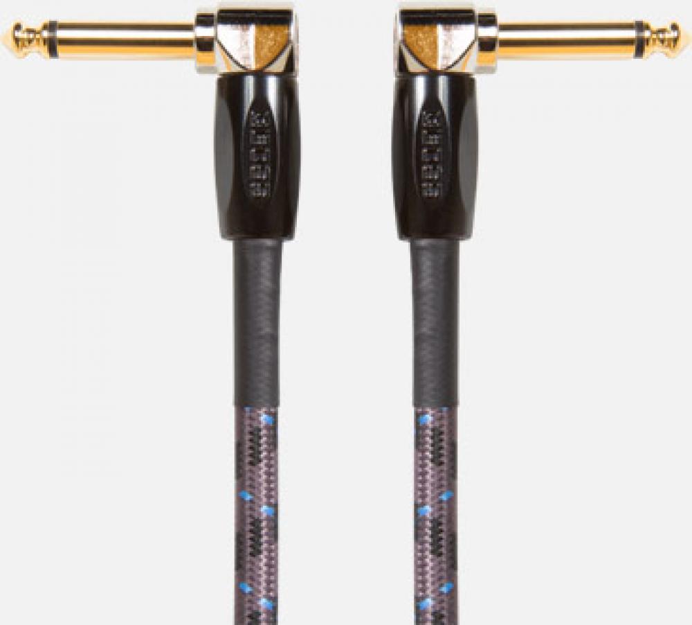 BOSS BIC-3AA Kytkentä/pedaalikaapeli— Suorakulmaiset 6.3 mm:n liittimet,  1m