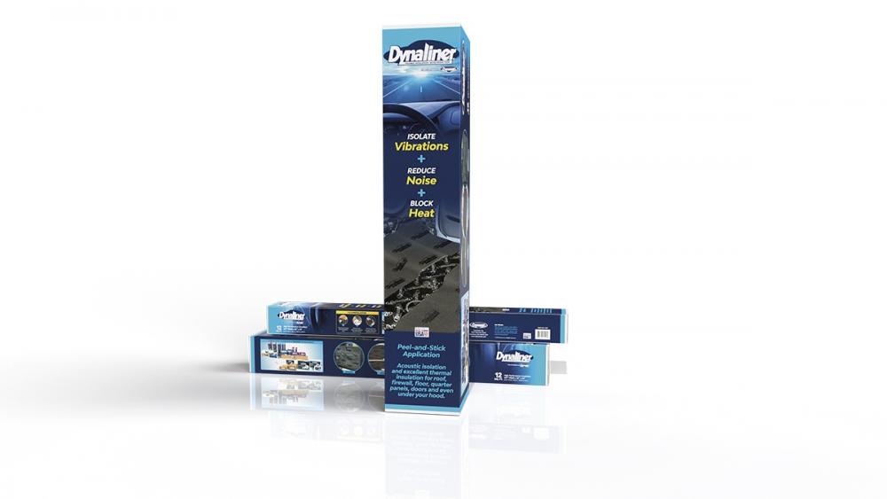 Dynamat DYN11101 Dynaliner 1/8" pehmeä vaimennusmatto, 1,1m²