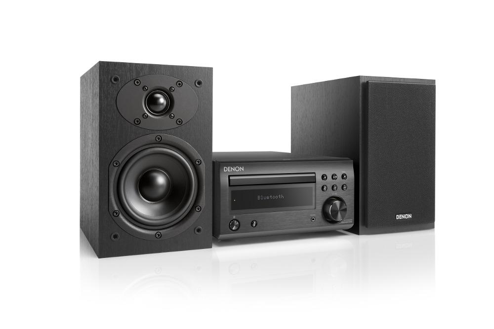 Denon D-M41 mikrosarja kaiuttimilla, musta