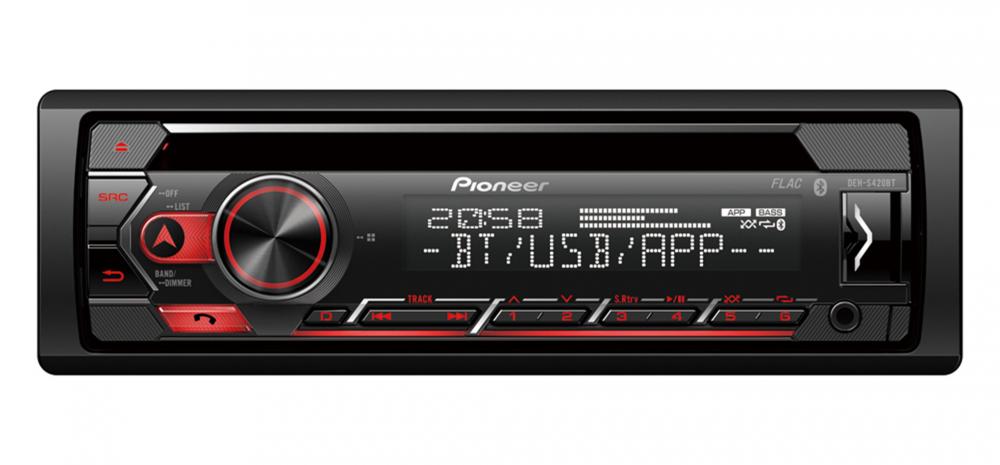 Pioneer DEH-S420BT 1-DIN autosoitin