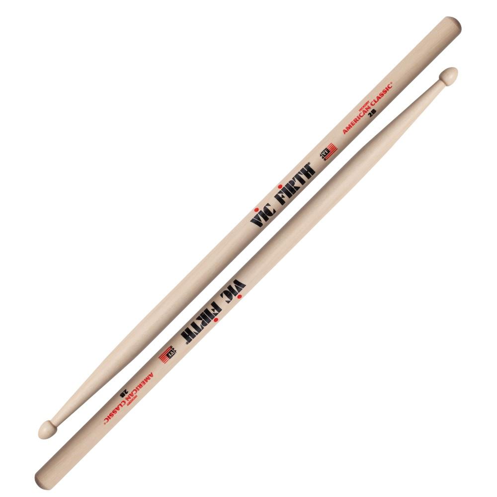 Vic Firth 2B American Classic® 2B Wood Tip rumpukapulat