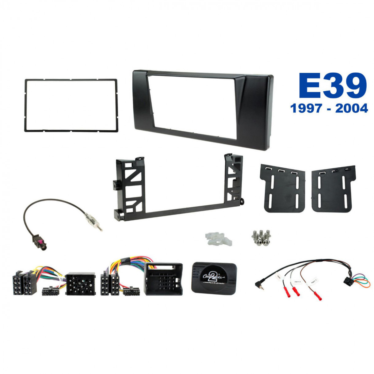 AH-KIT-BMW04 BMW E39 2-DIN soittimen asennussarja