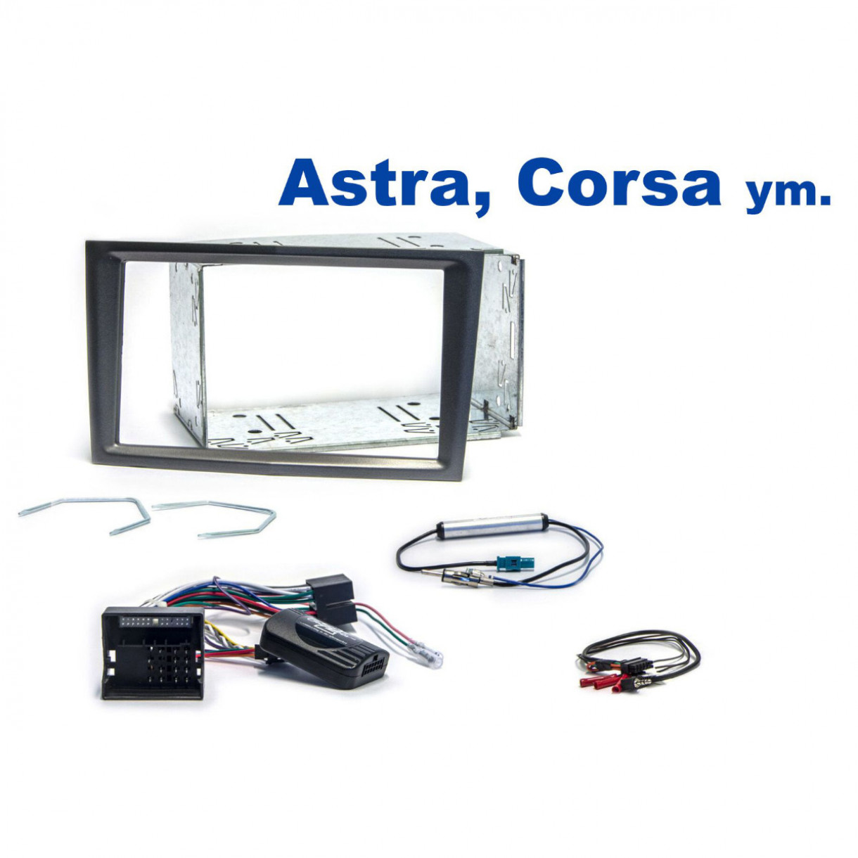 AH-KIT-OPEL01 Astra H, Corsa D 2-DIN soittimen asennussarja