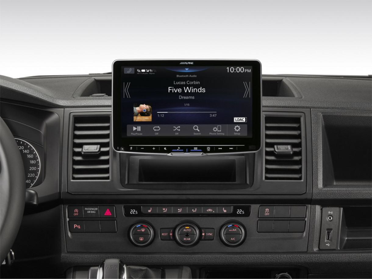 Alpine Halo 9 iLX-F905T6 multimediasoitin VW T5 ja T6
