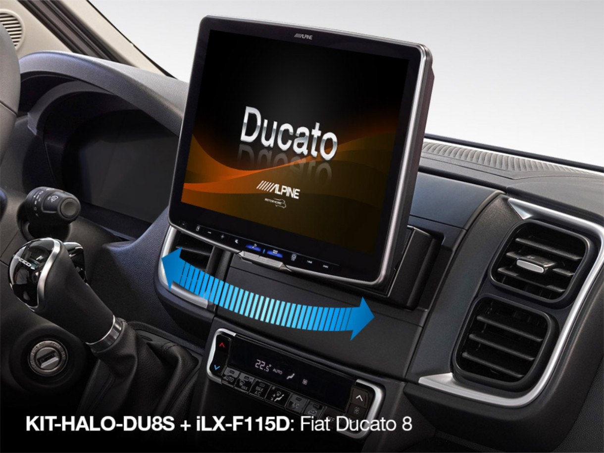 Alpine KIT-HALO-DU8S Fiat Ducato 8 Halo soittimen asennussarja