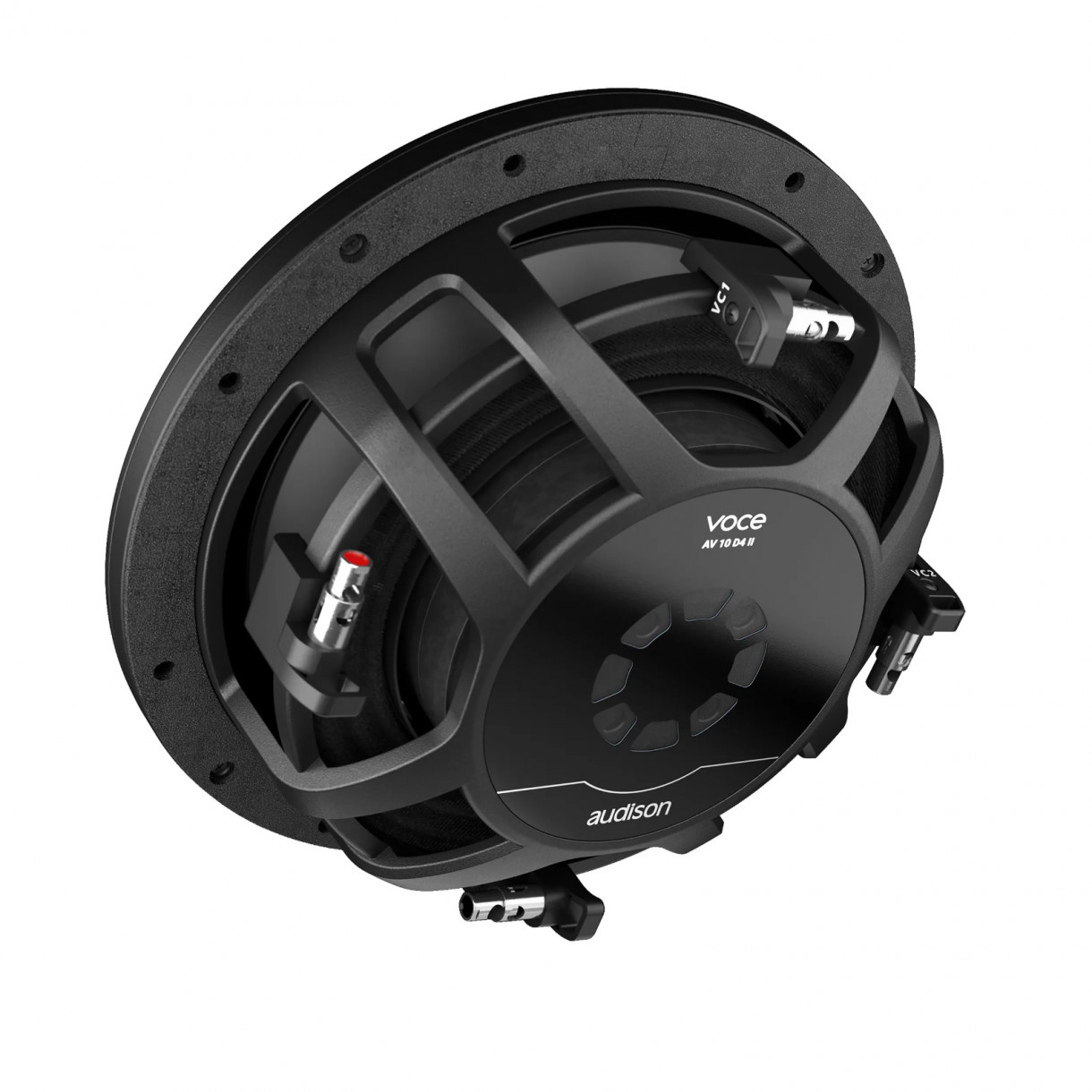 Audison AV10 D2 II 10" slim subwoofer, 2+2 ohm