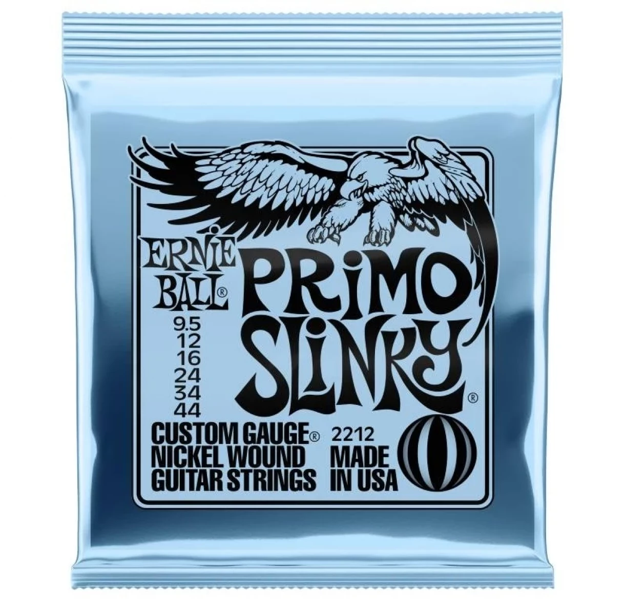 Ernie Ball EB-2212 Primo Slinky sähkökitaran kielisarja 9.5-44