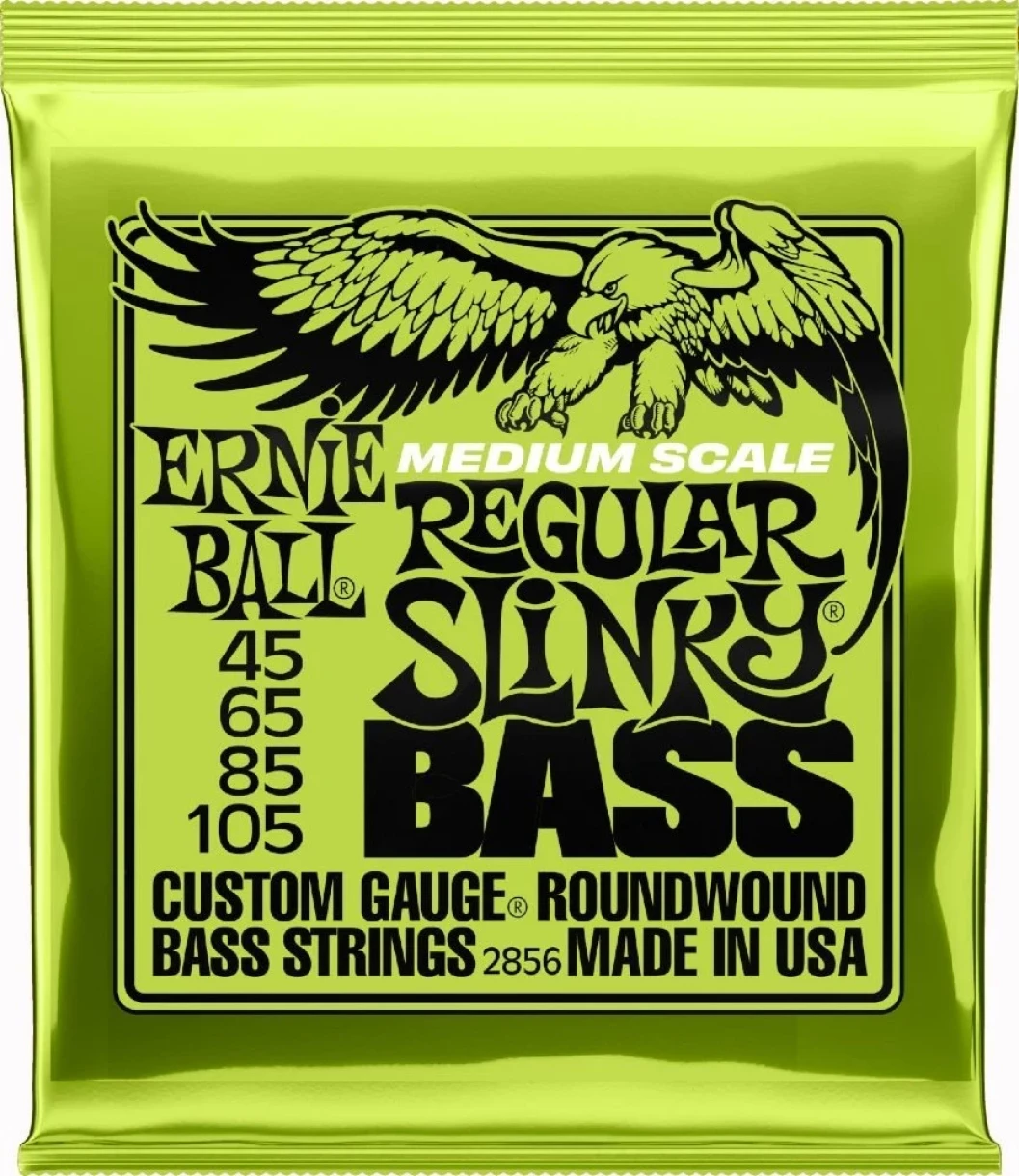 Ernie Ball 2856 Medium Scale Bass Regular Slinky Nickel basson kielisarja 