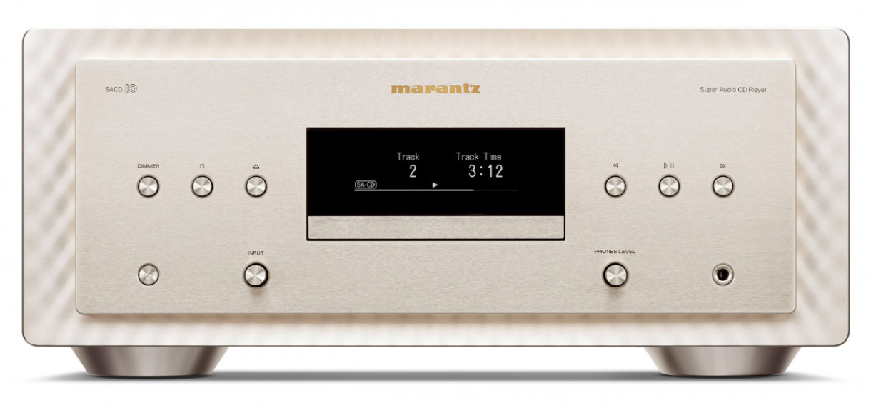 Marantz SACD-10 SACD-soitin, hopea kulta