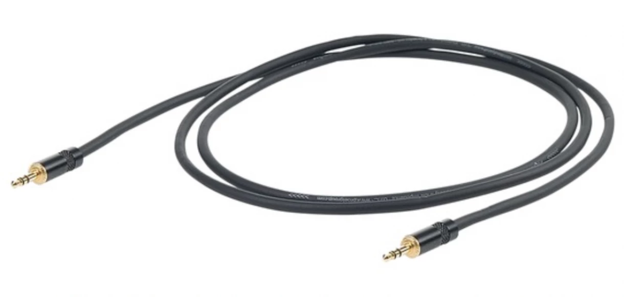 PROEL CHLP175LU3 Balansoitu audiojohto, 3,5 mm - 3,5 mm, 3 m