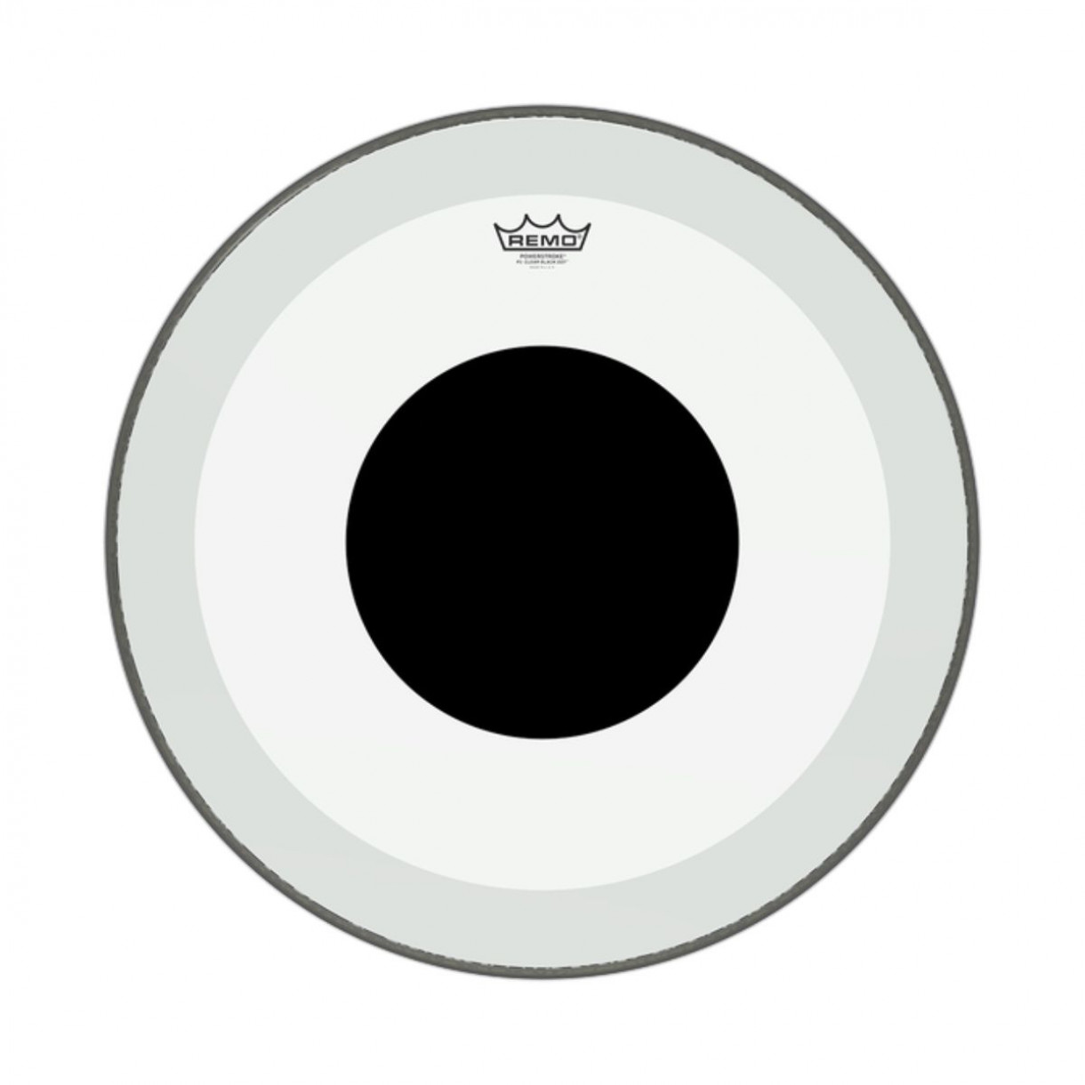 Remo Powerstroke 3 Clear Black Dot 18" rumpukalvo