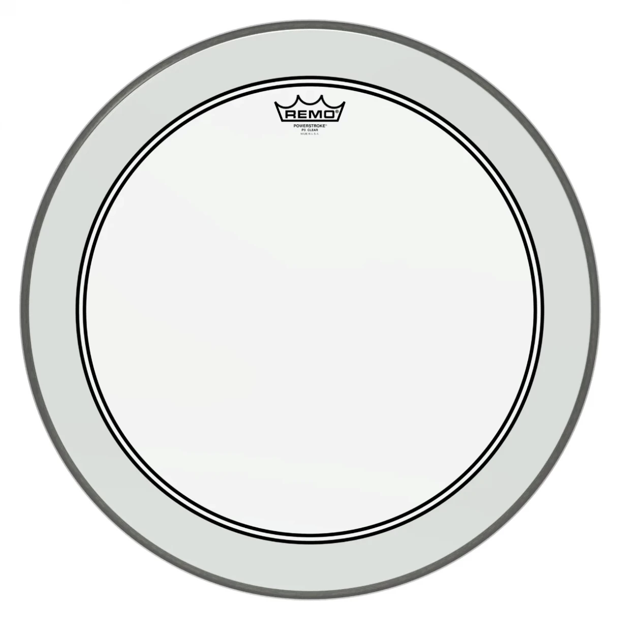 REMO 13" POWERSTROKE 3 CLEAR rumpukalvo 