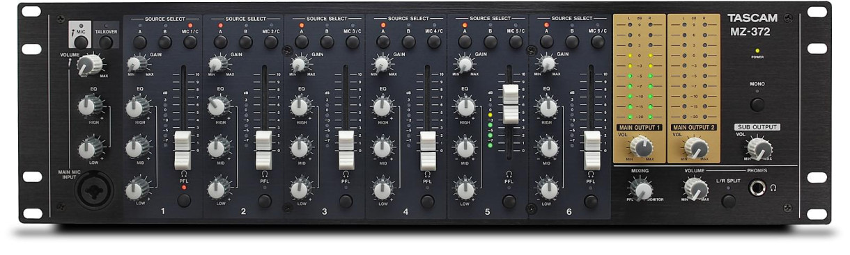 Tascam MZ-372 3-alueinen mikseri