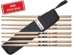 Vic Firth FS5A Freestyle 5A Bundle Pack, 4 paria