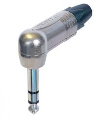 Neutrik 6.3 mm Stereoplugi kulmalla
