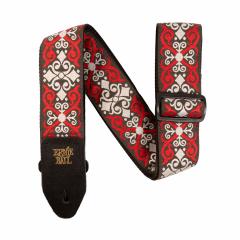 Ernie Ball EB-4695 Red Trellis Strap kitarahihna