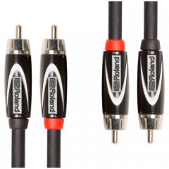 Roland RCC-3-2R2R Black Series 2 x RCA / 2 x RCA liitäntäkaapeli