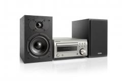 Denon D-M41 mikrosarja kaiuttimilla, hopea/musta