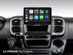 Alpine Halo 9 iLX-F905DU8 multimediasoitin Fiat Ducato 8