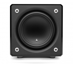 JL Audio e110-GLOSS 10" aktiivisubwoofer, pianomusta