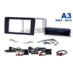 AH-KIT-AUDI01 Audi A3 03-13 1-2 DIN soittimen asennussarja