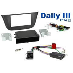 AH-KIT-IVECO01 Iveco 2014-> 1-2 DIN soittimen asennussarja