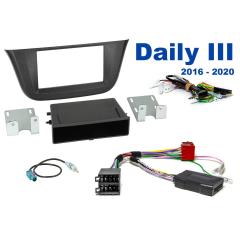 AH-KIT-IVECO02 Iveco 16-20 1-2 DIN soittimen asennussarja