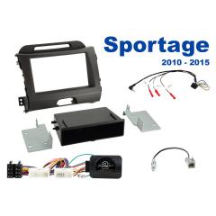 AH-KIT-KIA01 KIA Sportage 10-15 2-DIN soittimen asennussarja