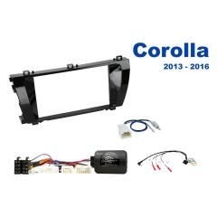 AH-KIT-TOY09 Toyota Corolla E160-180 13-16 2-DIN soittimen asennussarja