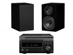 Denon RCD-M41 + Wilson EL-4 stereosarja, musta
