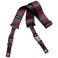 DiMarzio Steve Vai ClipLock Art Black kitarahihna