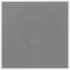 B&W GR66SQ square grille neliskulmainen etusäleikkö, valkoinen