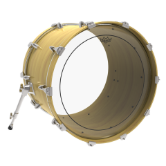 Rumpukalvo Remo 20" Pinstripe Clear Bass