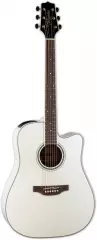 Takamine GD37CE PW Pearl White elektroakustinen kitara